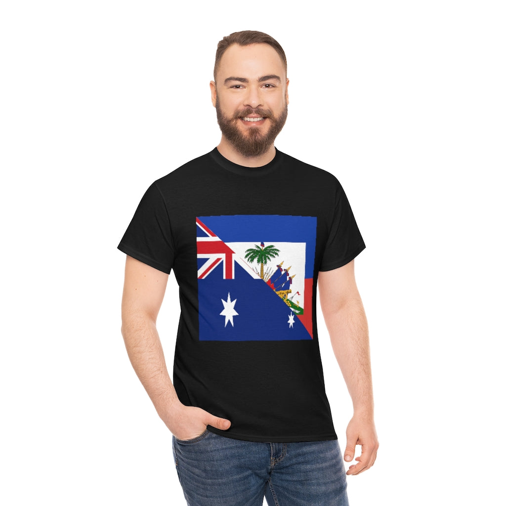 Haitian Australian Flag Tshirt | Unisex Australia Haiti Men Women Shirt