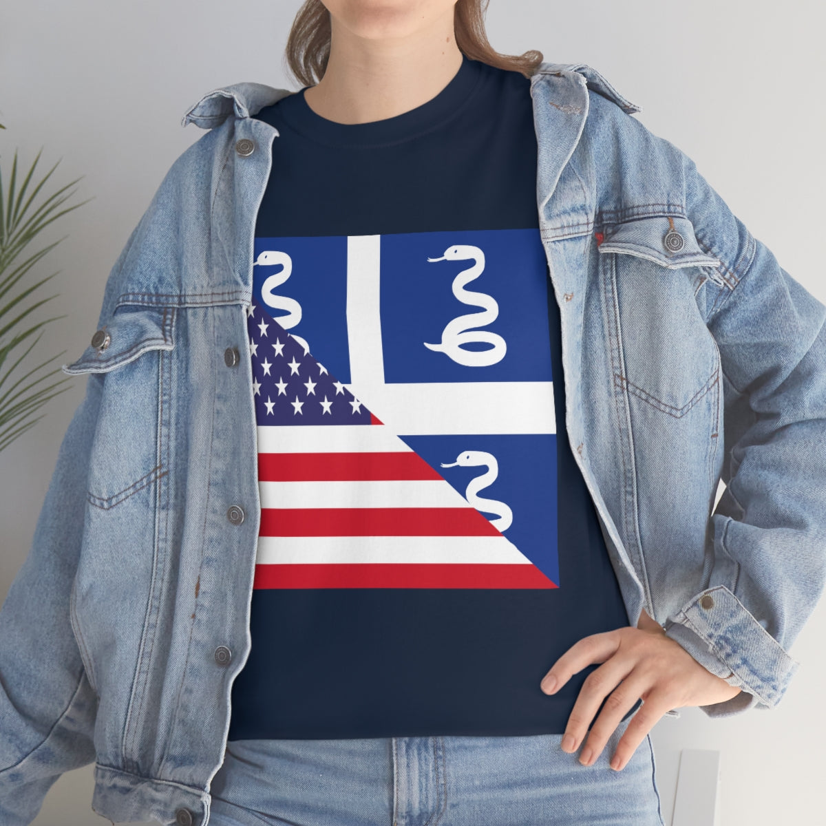 Martinique American Flag Half Martinician USA T-Shirt | Unisex Tee Shirt