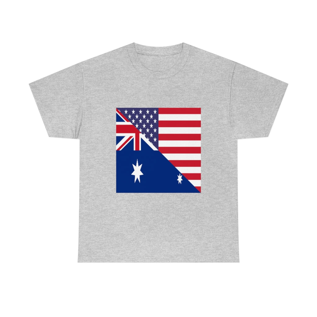 Australian American Flag Tshirt | Unisex Australia USA Men Women Shirt