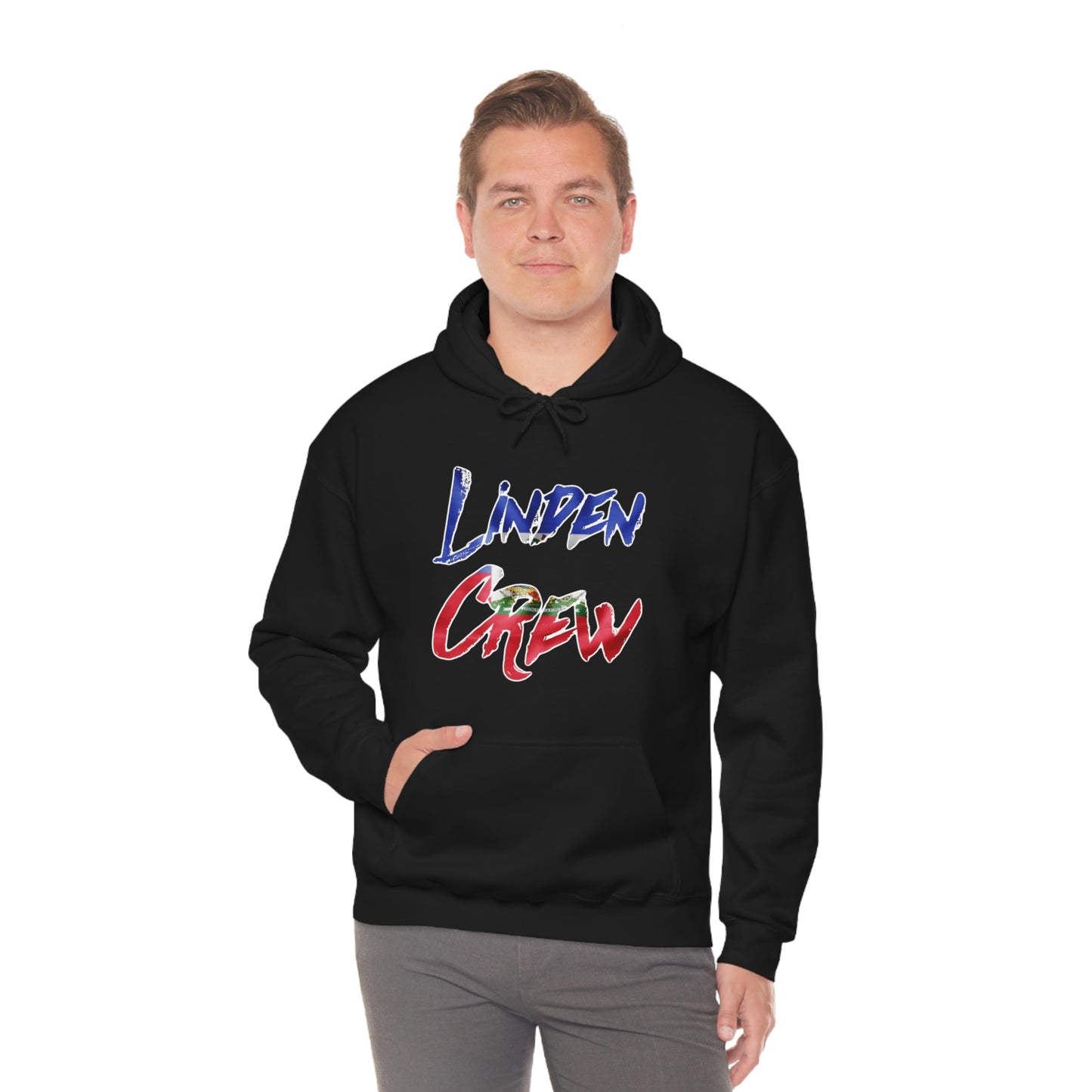 Linden Crew Haitian Flag Hoodie