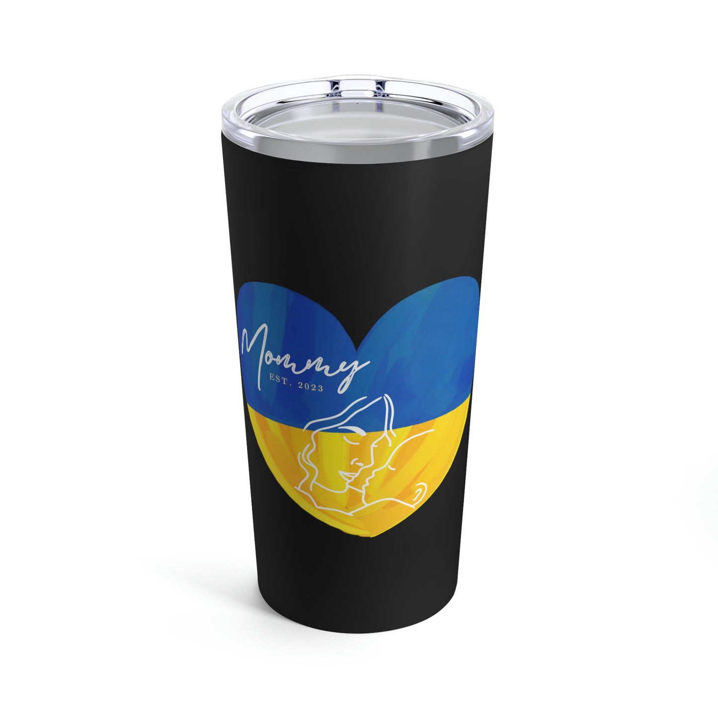Ukraine Mommy Est 2023 Mothers Day Gift for Ukrainian MOM Tumbler 20oz Beverage Container