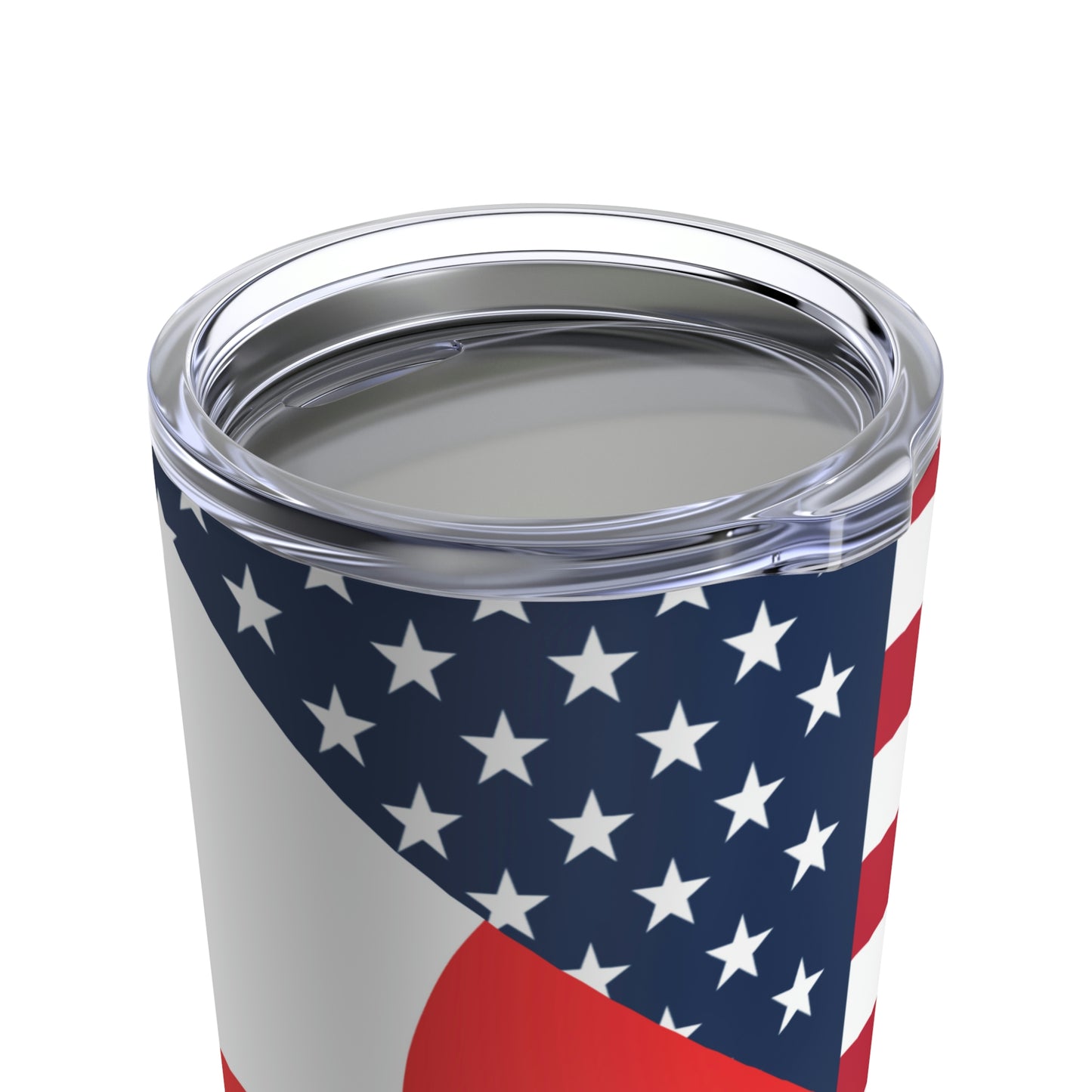 Greenland American Flag Half Greenlander USA Tumbler 20oz