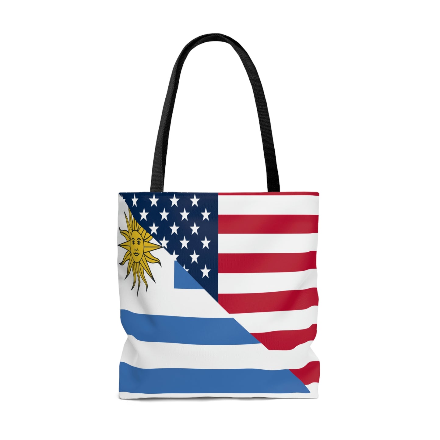 Uruguay American Flag Half Uruguayan USA Tote Bag | Shoulder Bag