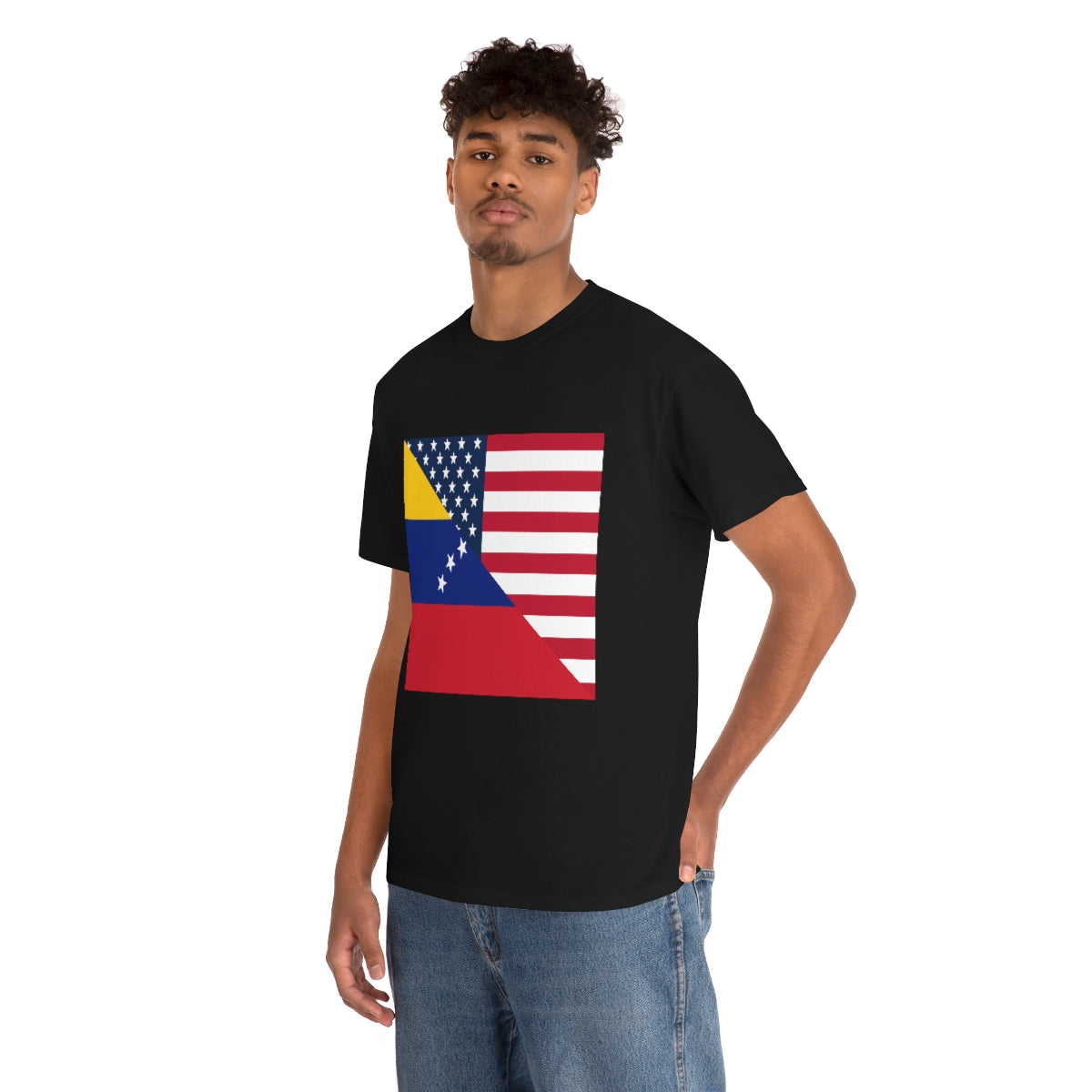 Venezuelan American Flag T-Shirt | Unisex Venezuela USA Tee Shirt