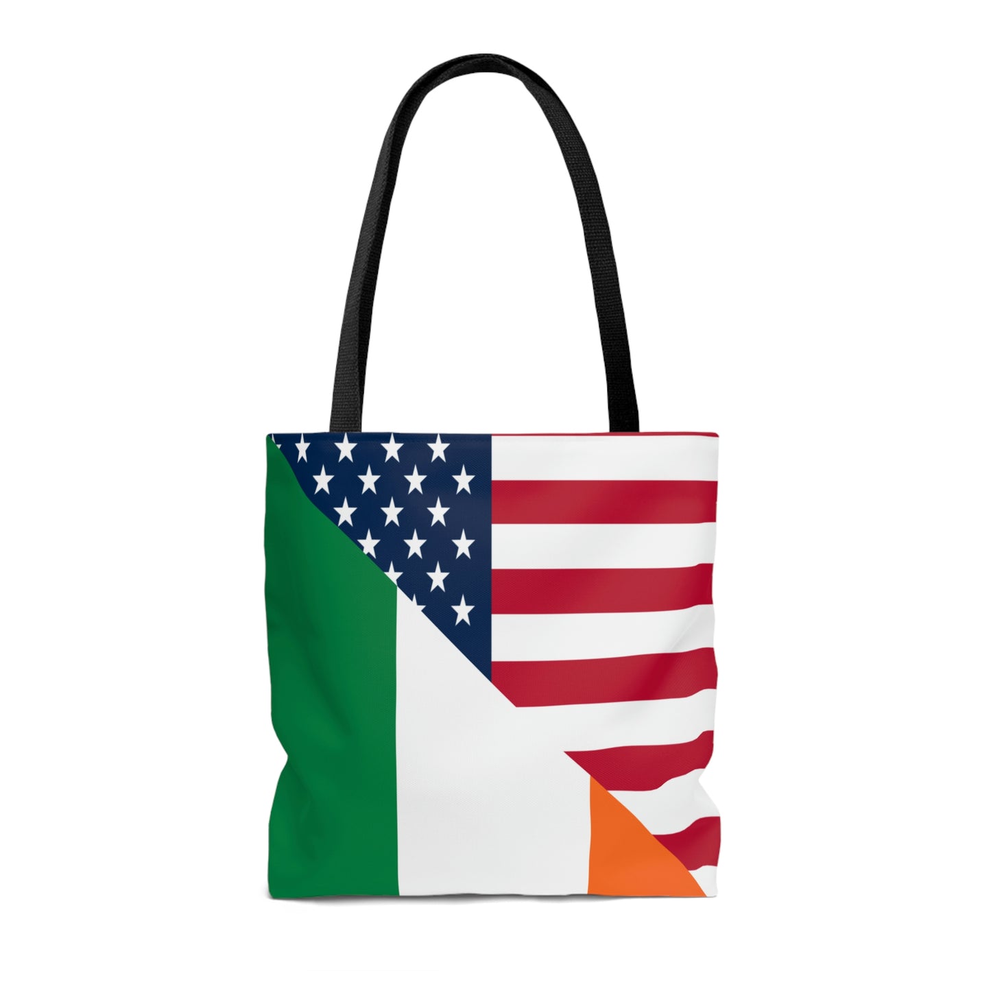 Irish American Flag Half Ireland USA Tote Bag | Shoulder Bag