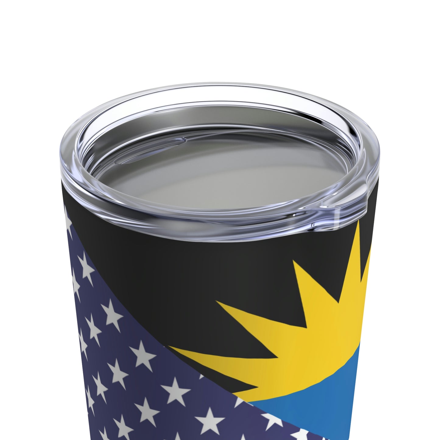 Antigua and Barbuda American Flag Antiguan USA Tumbler 20oz