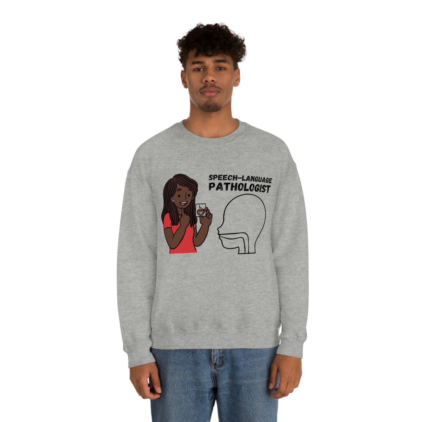 SLP Speech-Language Pathologist Image Sweatshirt | Unisex Pullover