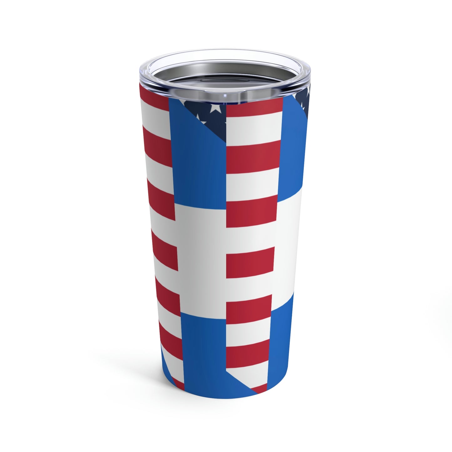 Nicaraguan American Flag Half Nicaragua USA Tumbler 20oz Beverage Container