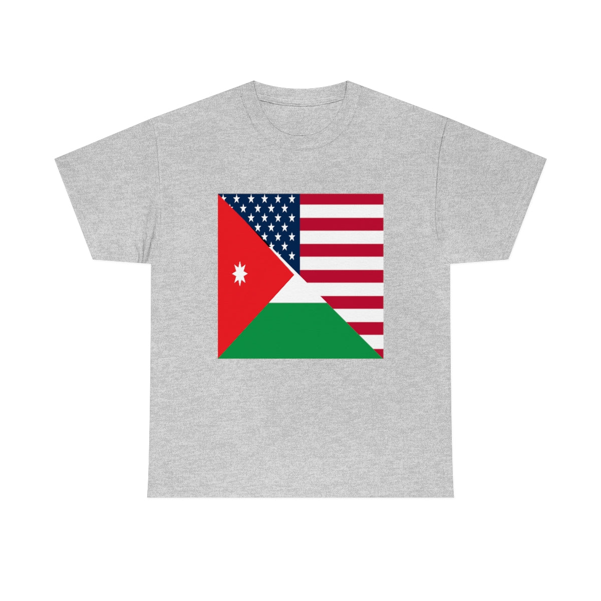 Jordan American Flag Half Jordanian USA T-Shirt | Unisex Tee Shirt