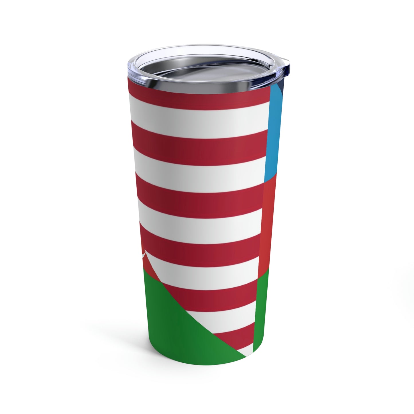 Azerbaijan American Flag USA Tumbler 20oz