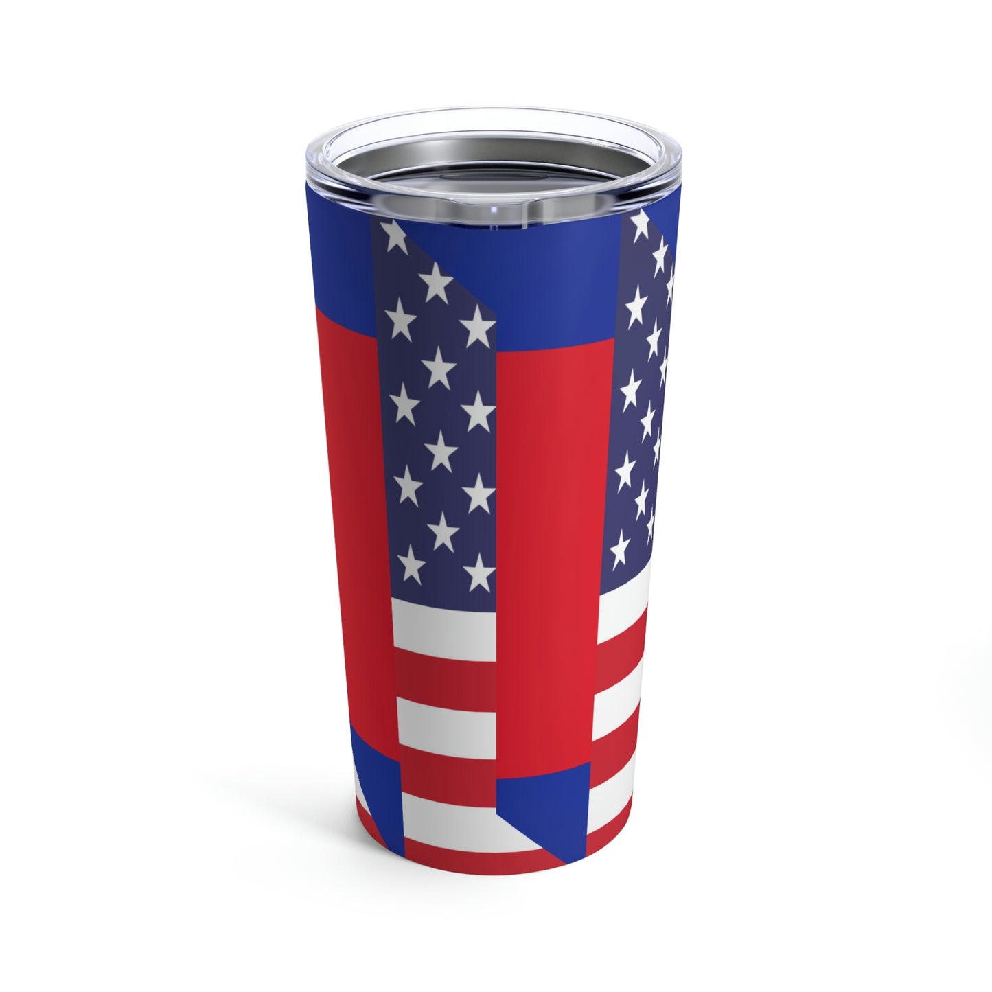 Cambodian American Flag Half Cambodia USA Tumbler 20oz Beverage Container