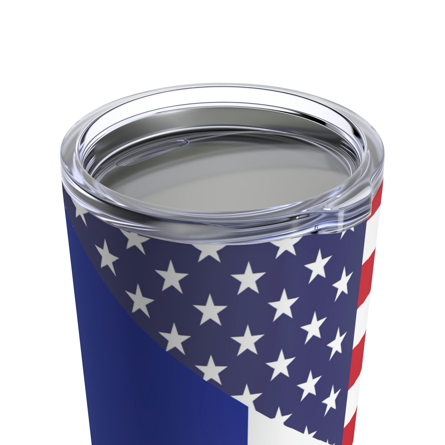 French American Flag France USA Tumbler 20oz