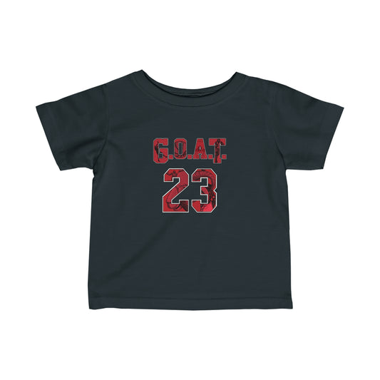 Infant GOAT 23 | Chicago Basketball G.O.A.T. Toddler Tee Shirt