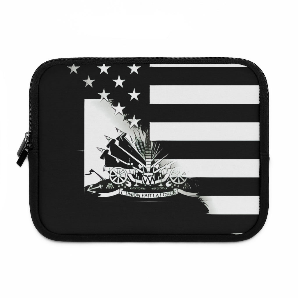 B&W Haitian-American Laptop Sleeve