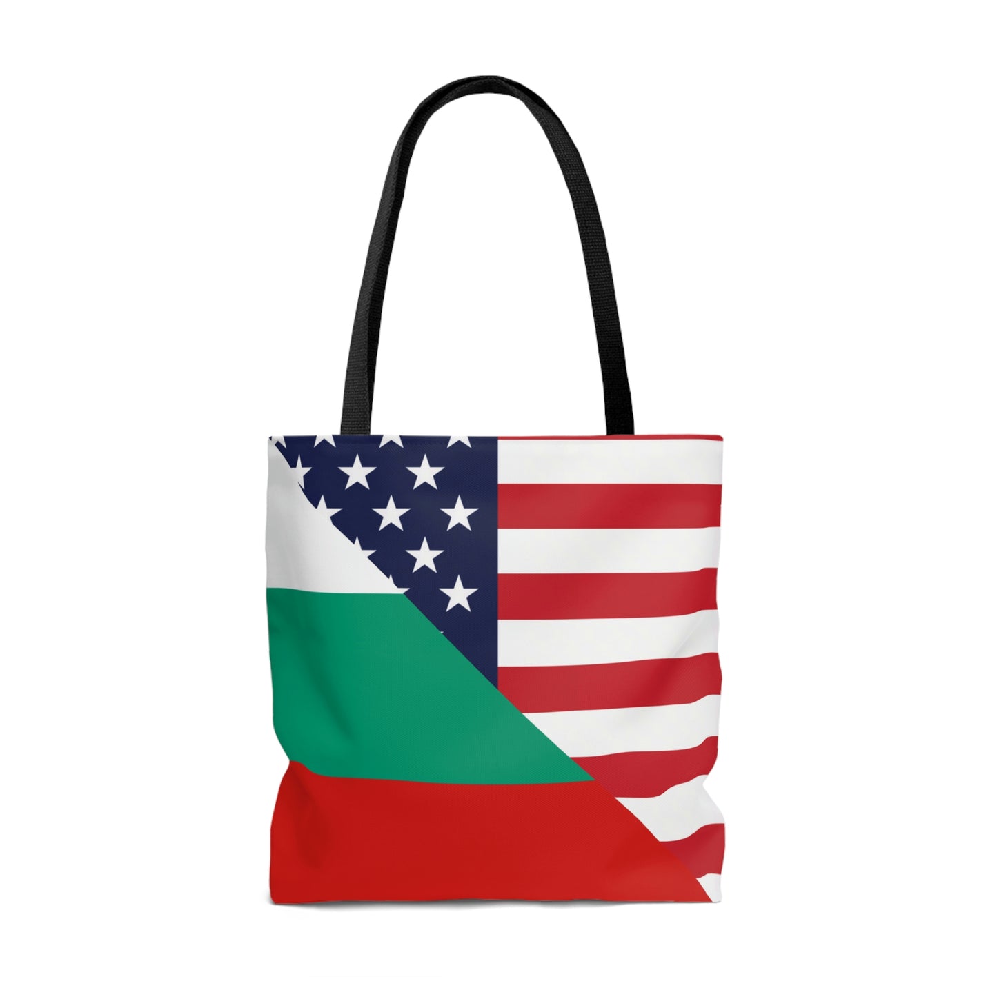 Bulgarian American Flag Bulgaria USA Tote Bag | Shoulder Bag