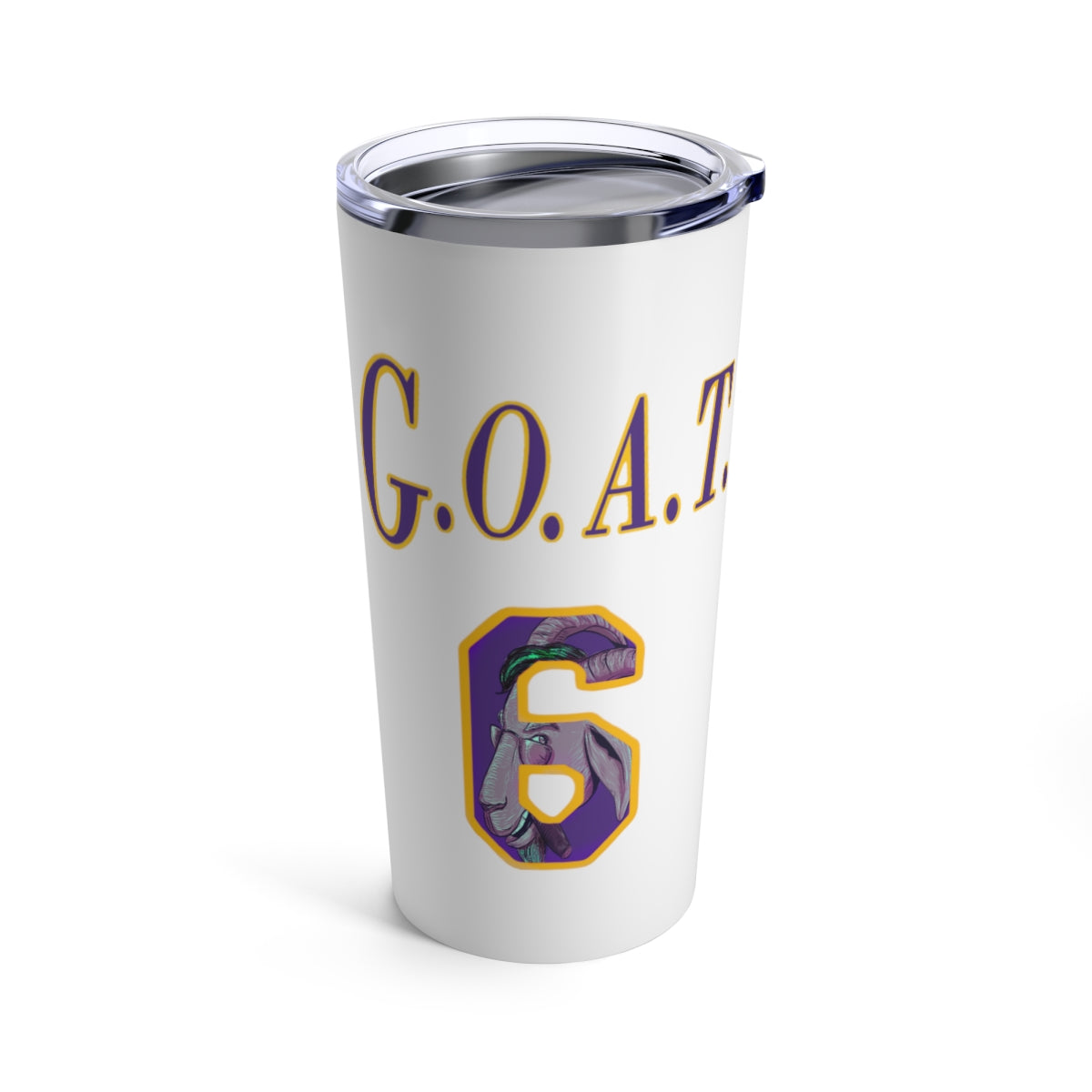 GOAT 6 | Los Angeles Basketball G.O.A.T. Tumbler 20oz