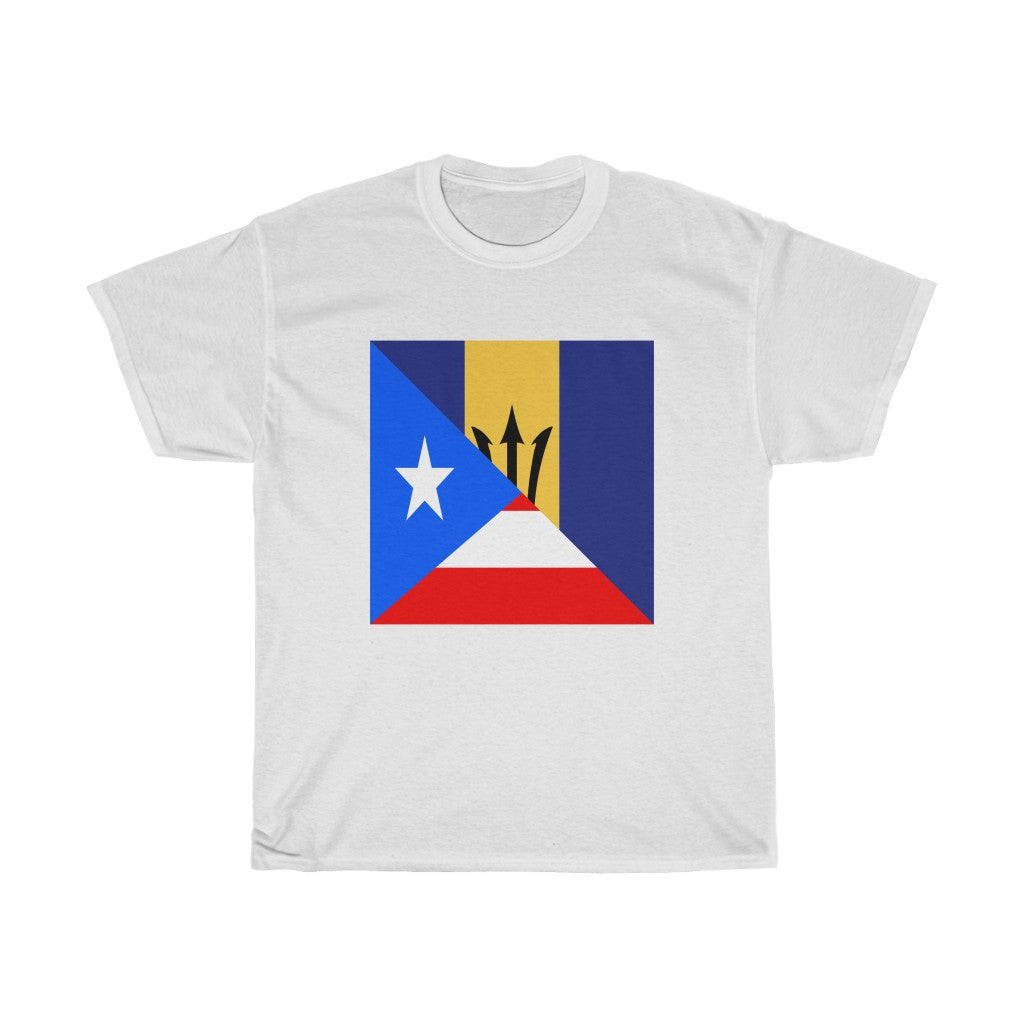 Puerto Rico Barbados Flag Shirt | PR Bajan Tee