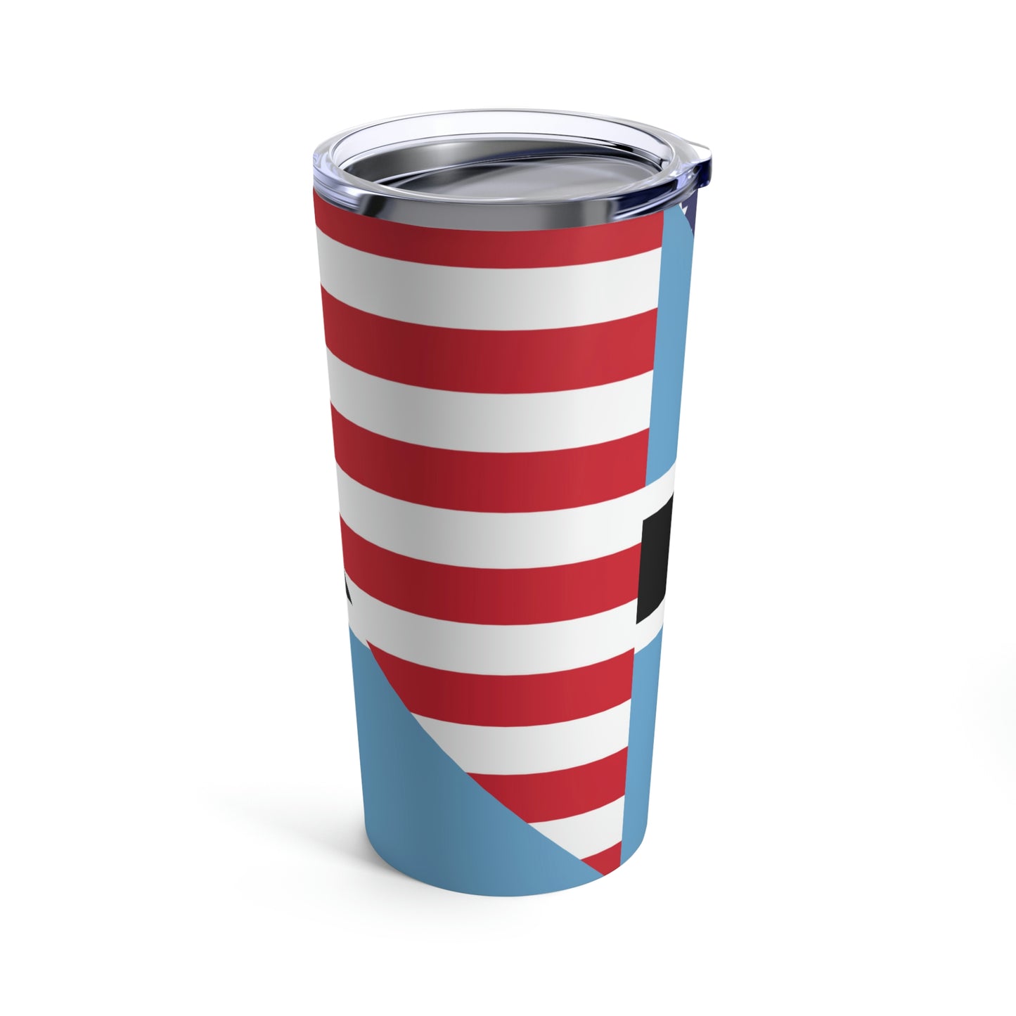 Botswana American Flag USA Tumbler 20oz