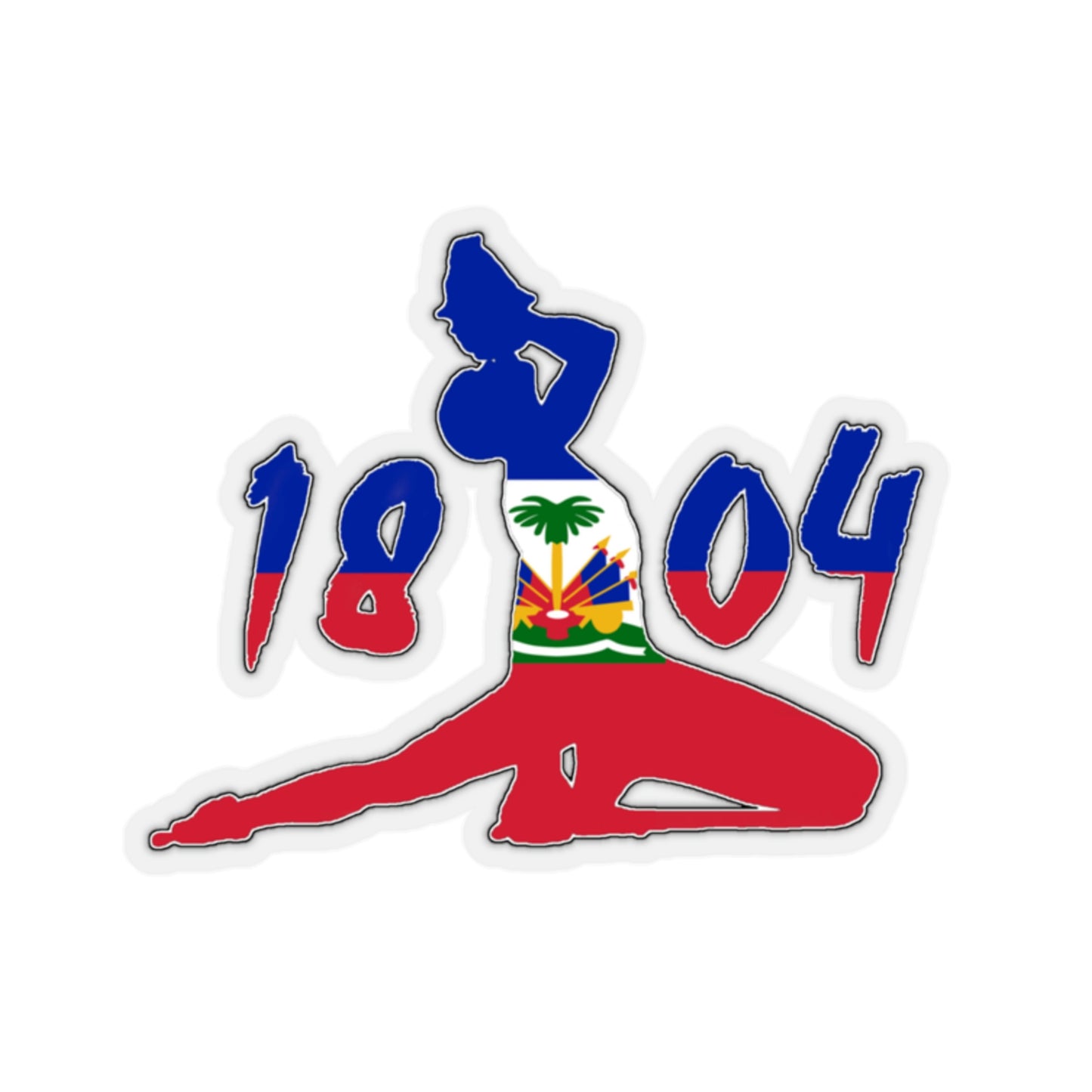 1804 Haiti Neg Marron Sticker | Neg Mawon Haitian Revolution 2