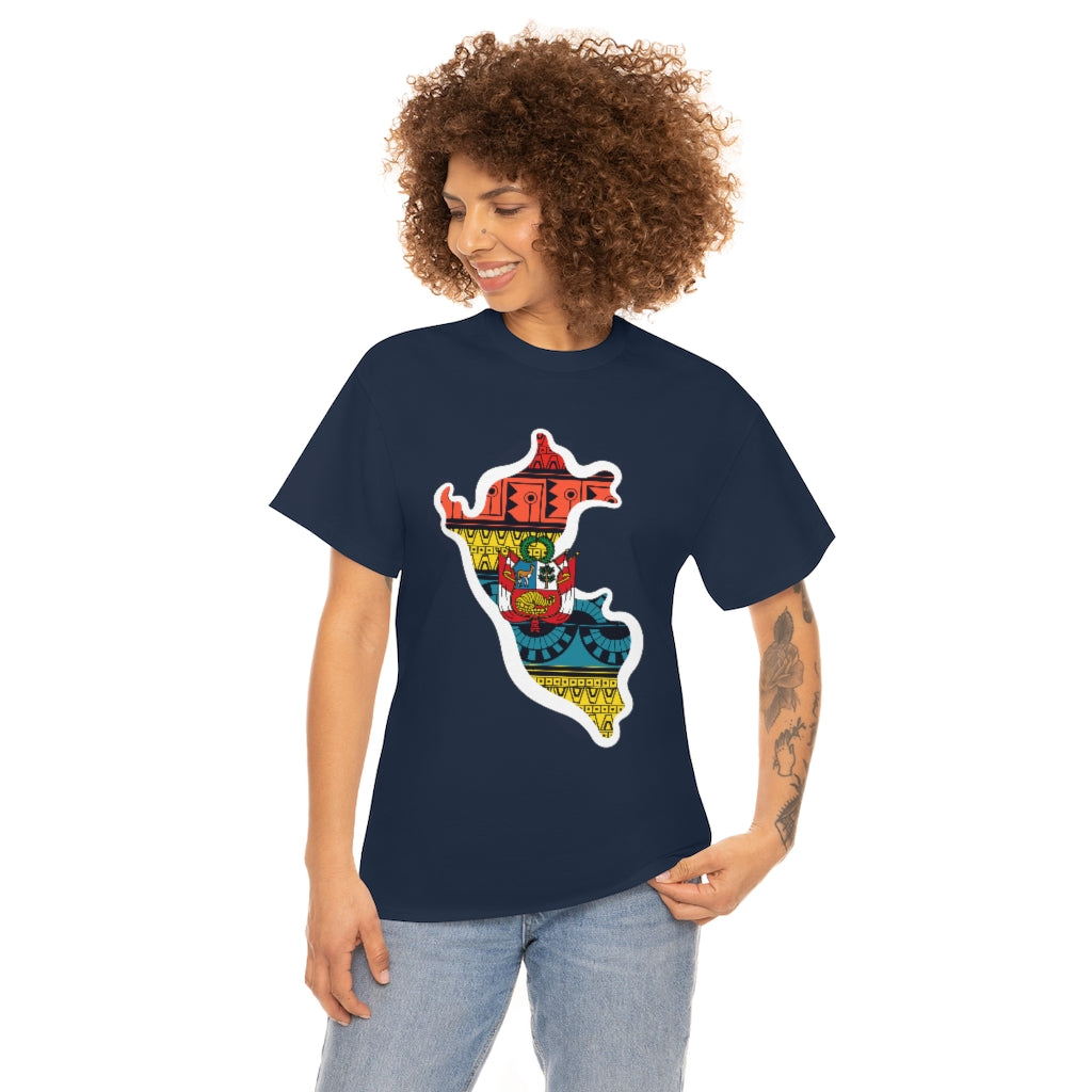 Peruvian Coat of Arms Tribal Shirt | Unisex Peruvian Vicuna TShirt