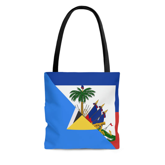 Haiti St Lucia Flag Haitian Tote Bag | Shoulder Bag