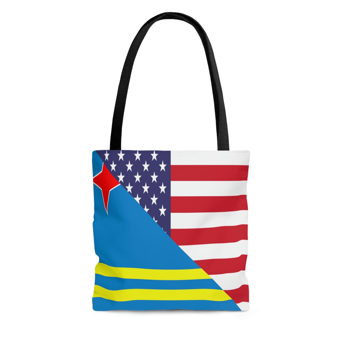 Aruba American Flag Aruban USA Tote Bag | Shoulder Bag