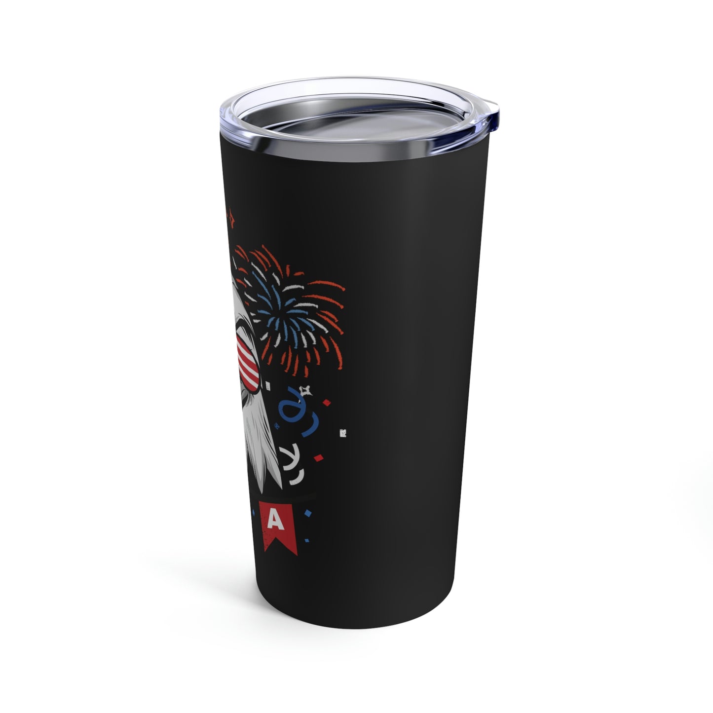 American Bald Eagle USA Flag Tumbler 20oz