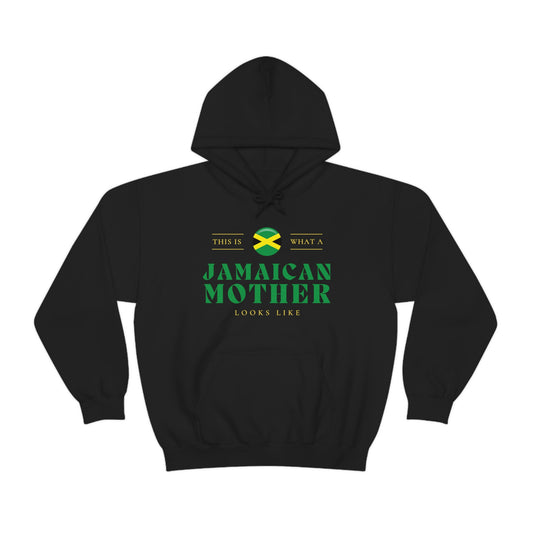 Jamaican Mother Looks Like Jamaica Mom Hoodie | Unisex Pullover Hooded Sweatshirt