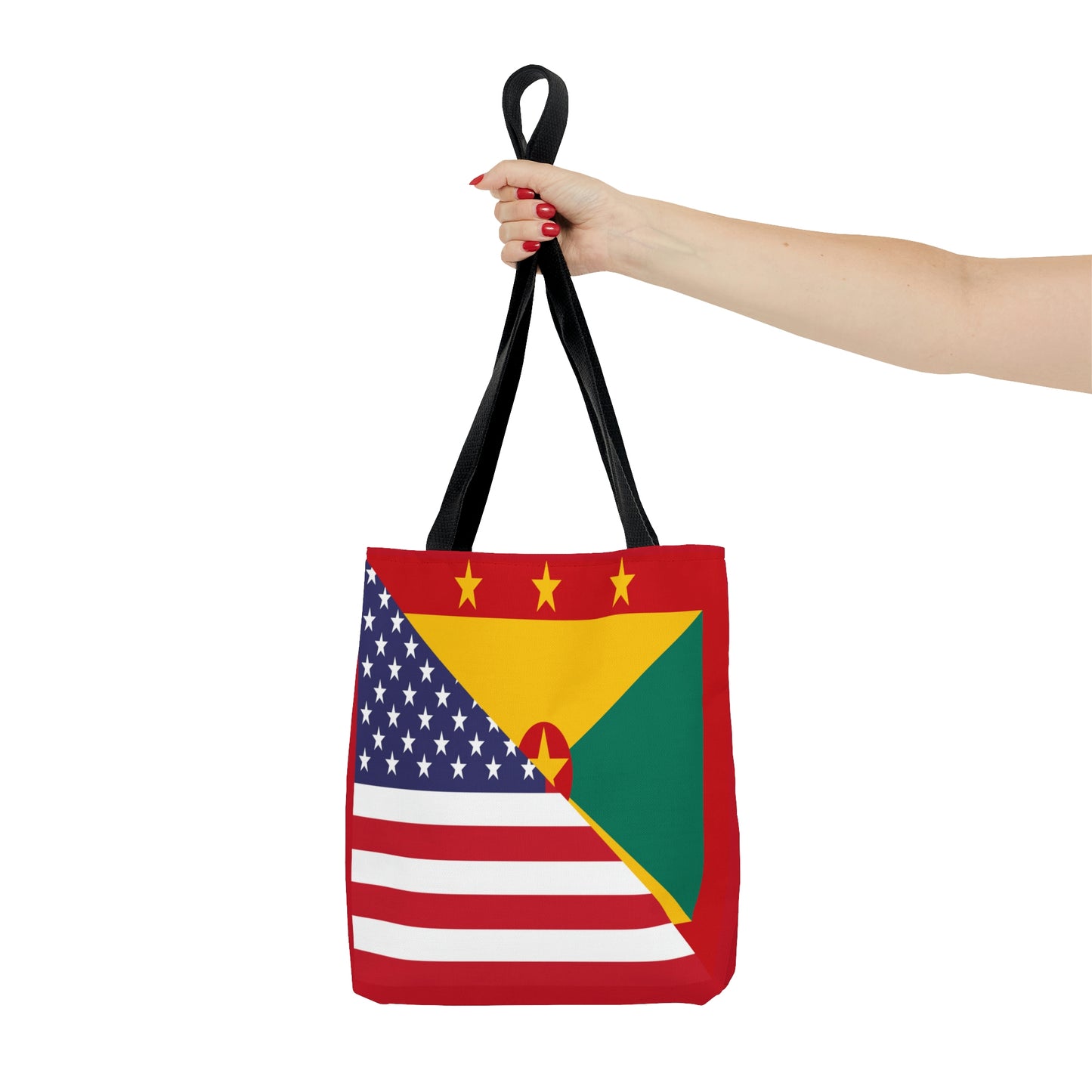 Grenadan American Flag Half Grenada USA Tote Bag | Shoulder Bag