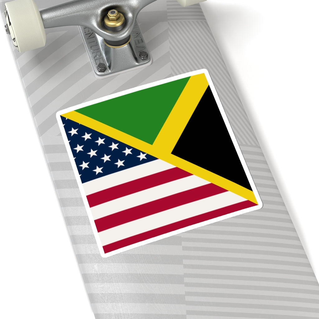 Jamaican-American Sticker | Jamaica USA