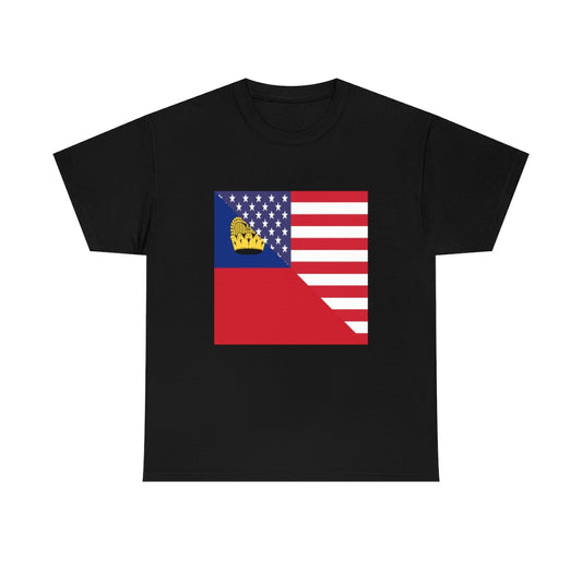 Liechtenstein American Flag Shirt | Unisex USA Men Women TShirt