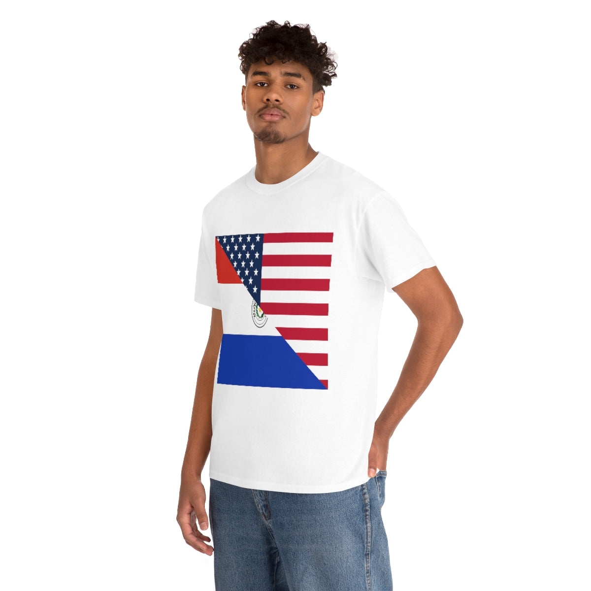 Paraguayan American Flag T-Shirt | Unisex Paraguay USA Tee Shirt