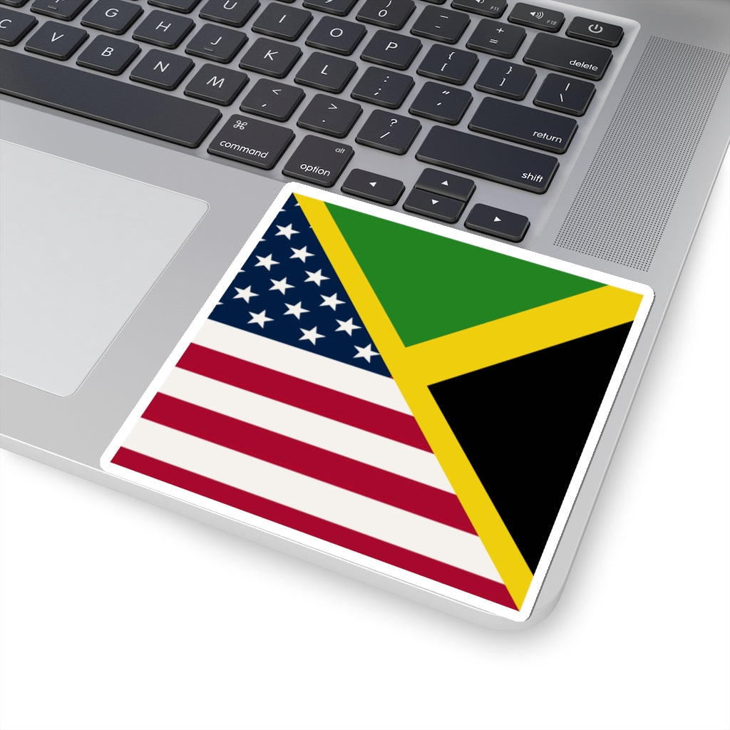 Jamaican-American Sticker | Jamaica USA