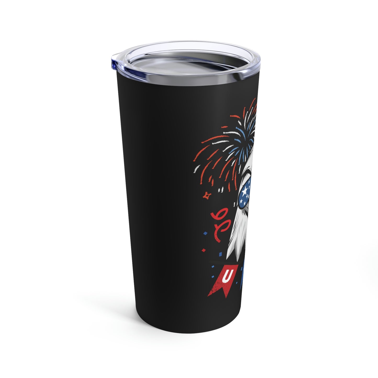 American Bald Eagle USA Flag Tumbler 20oz