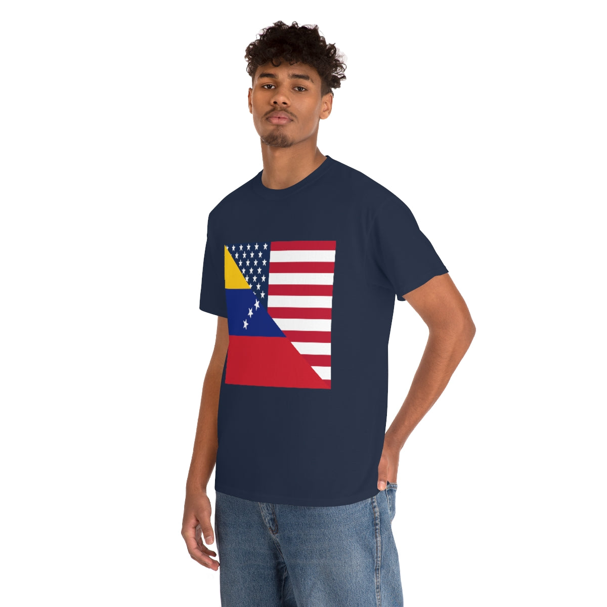 Venezuelan American Flag T-Shirt | Unisex Venezuela USA Tee Shirt