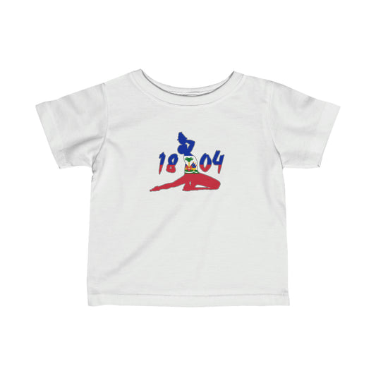 Infant Neg Mawon 1804 Haitian Flag Black Maroon Haiti Independence Toddler Tee Shirt