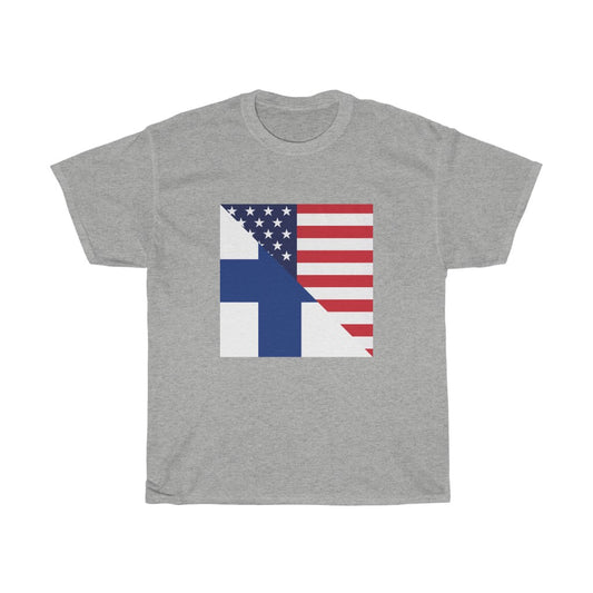 Finland American Flag Tee | Unisex Finnish Men Women Shirt