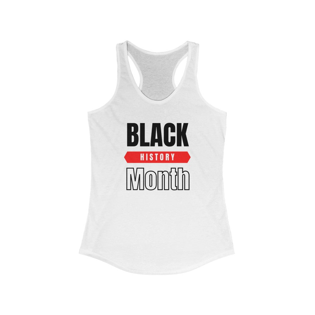 Women's Black History Month Racerback Tank Top | Black Excellence