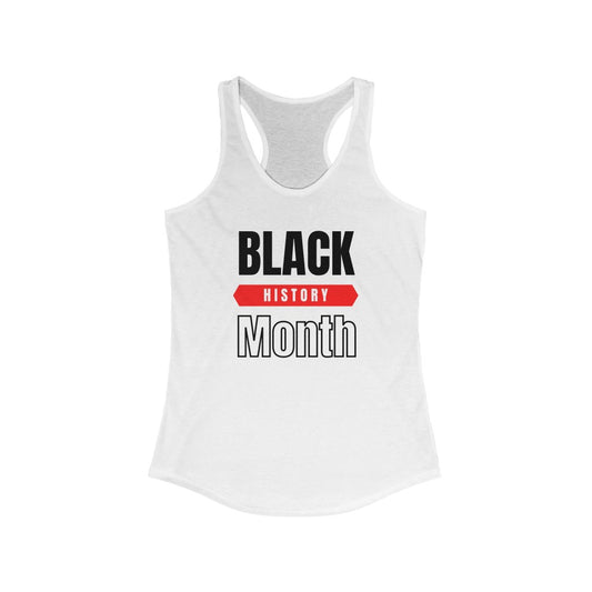 Women's Black History Month Racerback Tank Top | Black Excellence