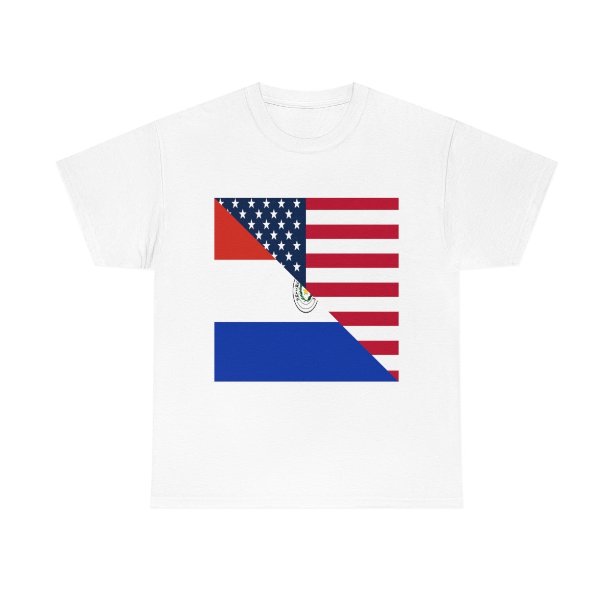 Paraguayan American Flag T-Shirt | Unisex Paraguay USA Tee Shirt