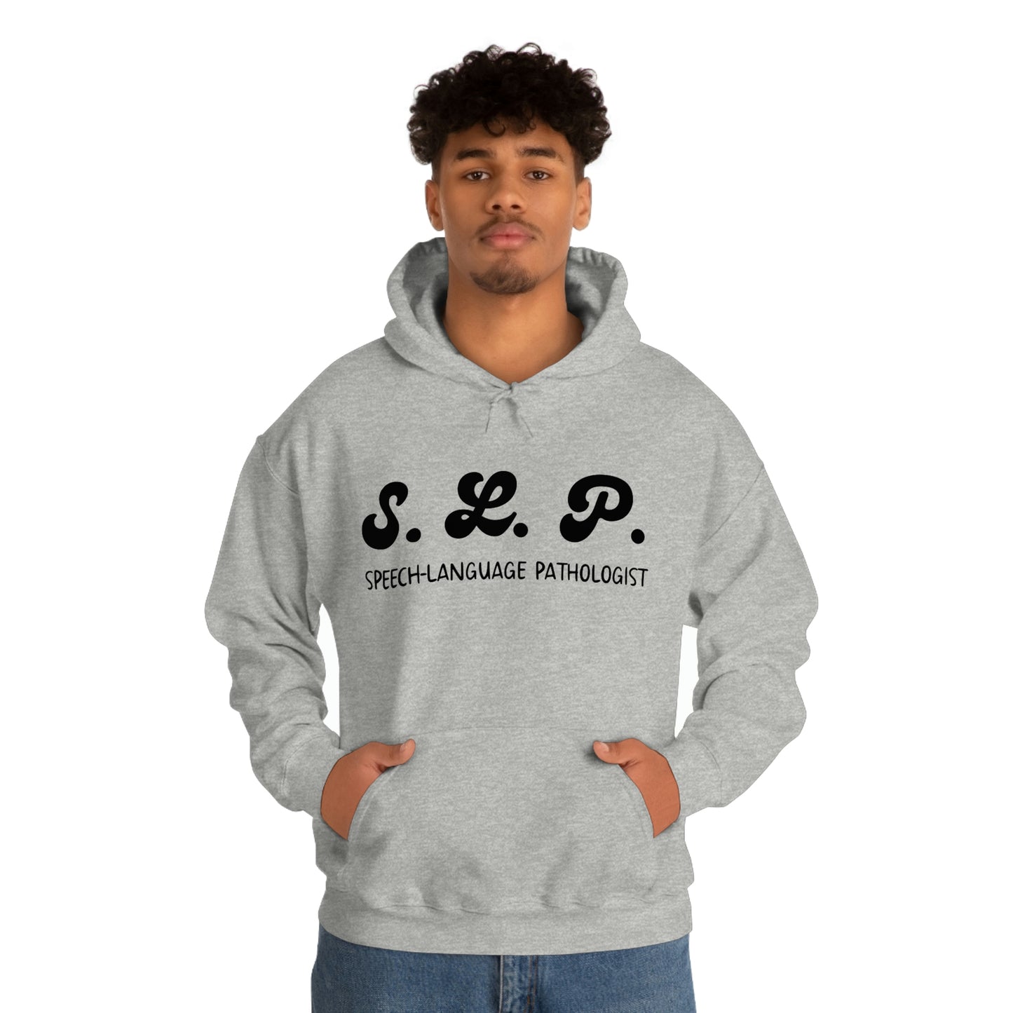 SLP Hoodie | Unisex SLP Speech Language Pathologist Hooded Sweatshirt