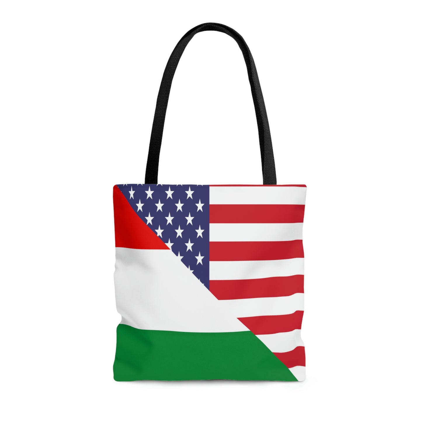 Hungarian American Flag Hungary USA Tote Bag | Shoulder Bag