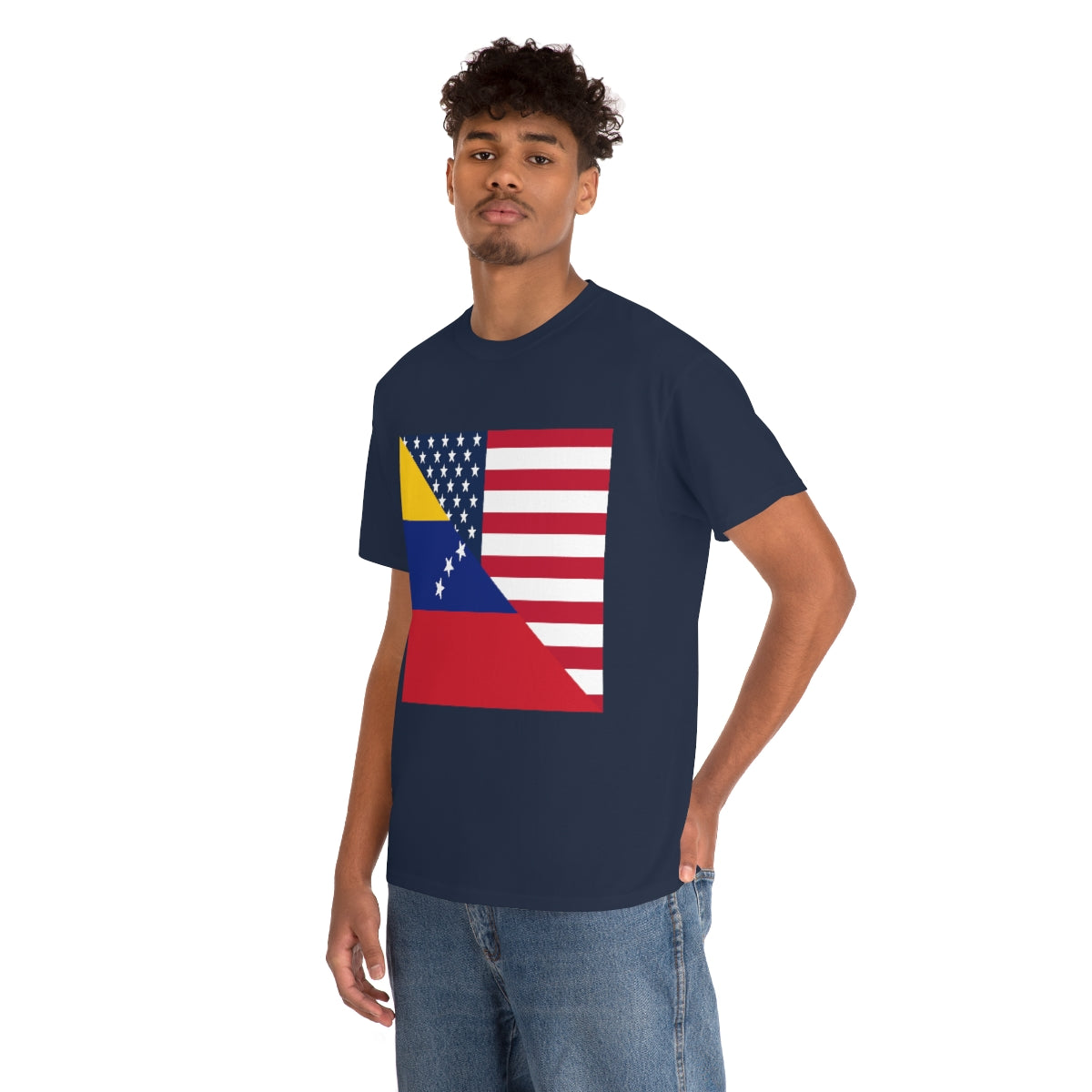 Venezuela American Flag Half Venezuelan USA T-Shirt | Unisex Tee Shirt