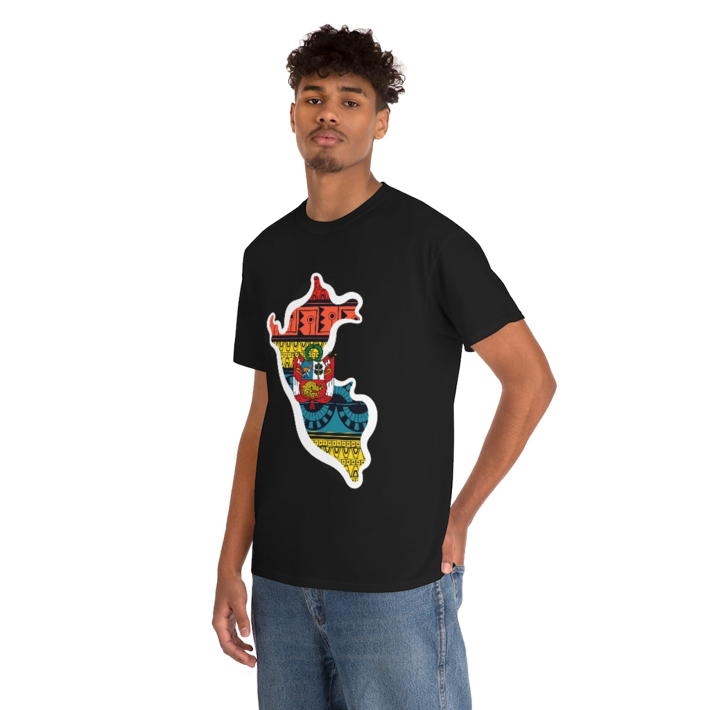 Peruvian Coat of Arms Tribal Shirt | Unisex Peruvian Vicuna TShirt