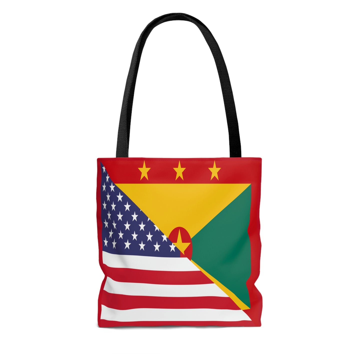 Grenadan American Flag Half Grenada USA Tote Bag | Shoulder Bag