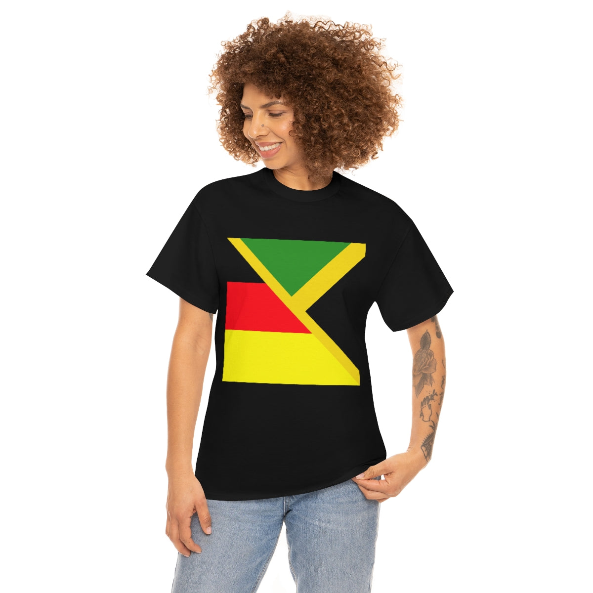 Jamaican German Flag Half Jamaica Germany T-Shirt | Unisex Tee Shirt