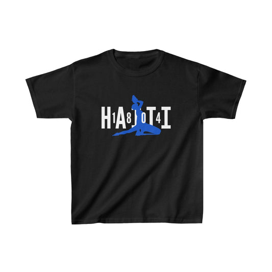 Kids 1804 Haiti Neg Marron Haitian Neg Mawon Blue T-Shirt | Unisex Tee Shirt