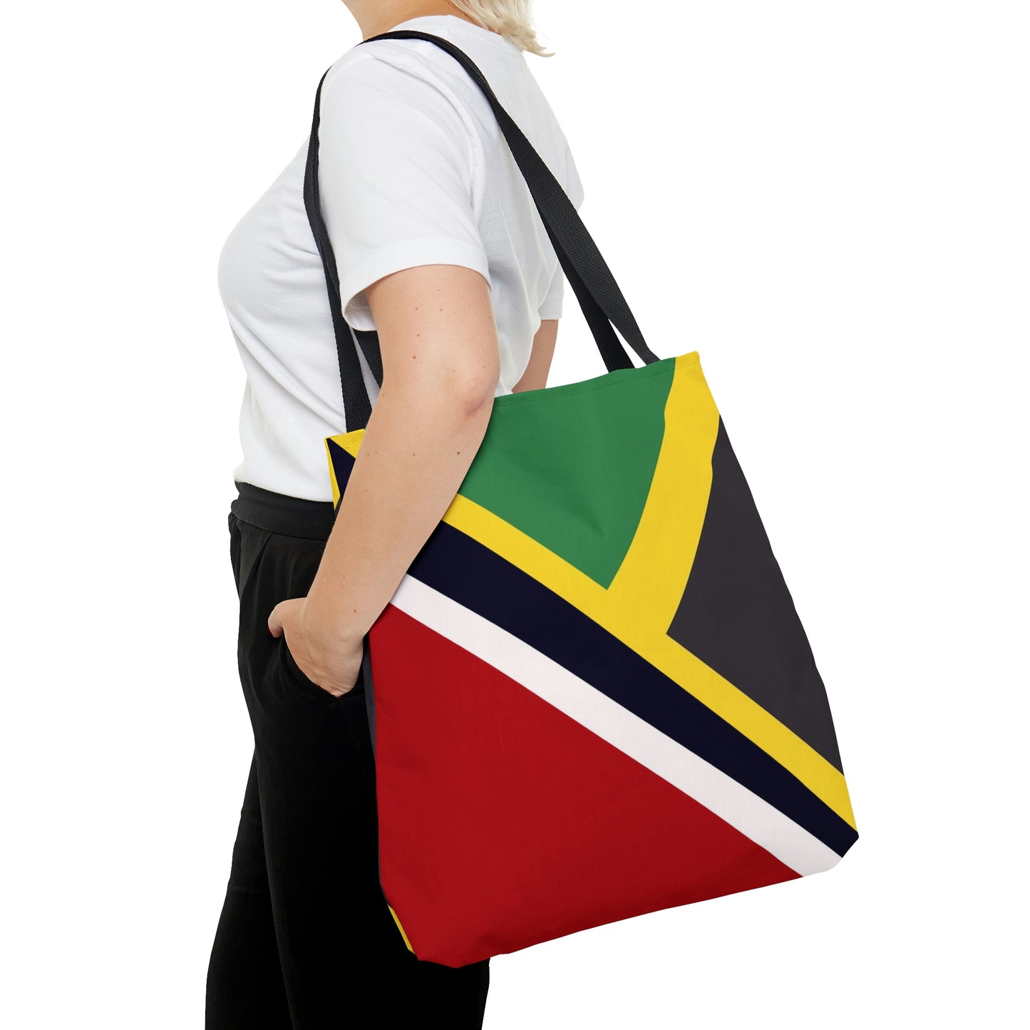 Trini Jamaican Flag | Trinidad Jamaica Flag Tote Bag | Shoulder Bag