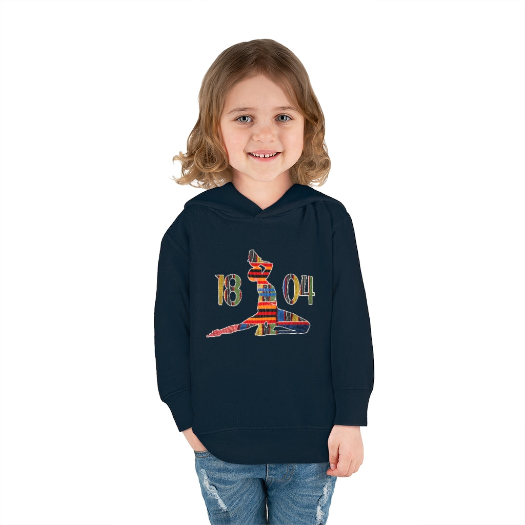 Toddler Kente Haiti Neg Marron 1804 Pullover Fleece Hoodie | Haitian Neg Mawon