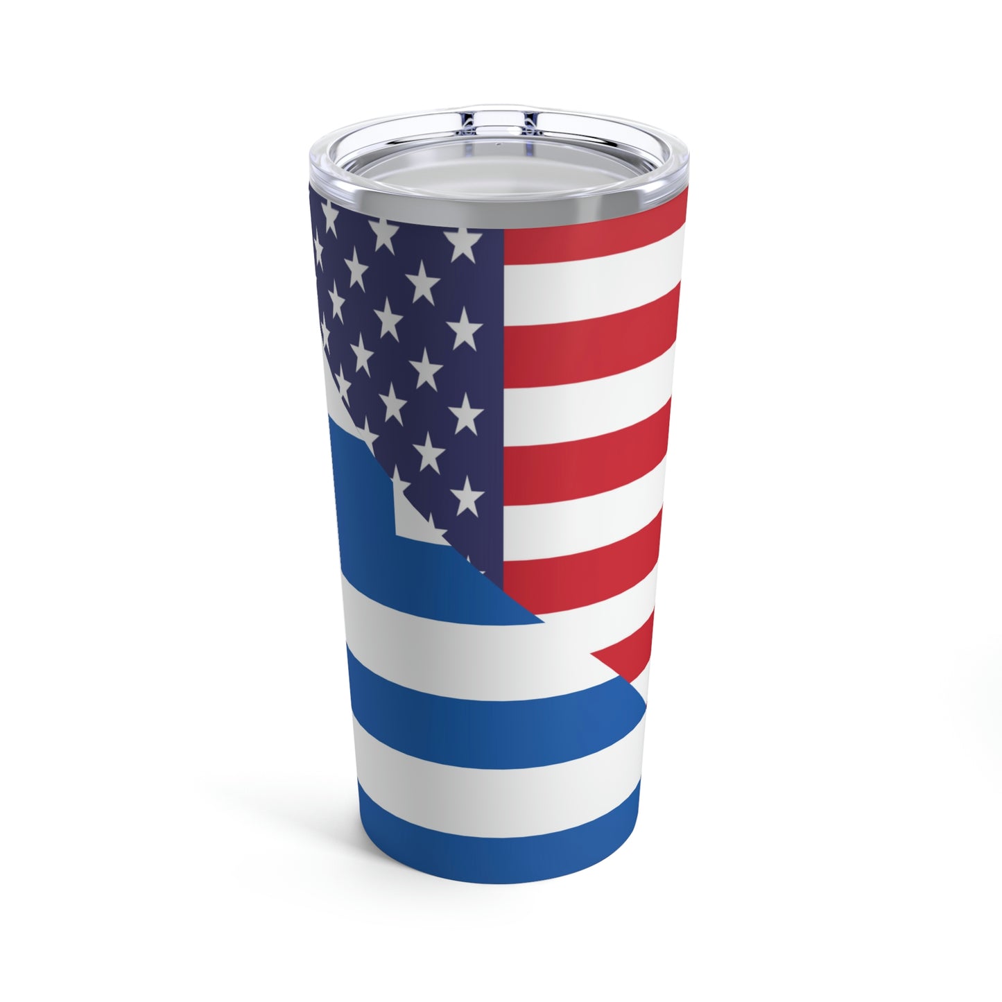 Greece American Flag Greece USA Tumbler 20oz